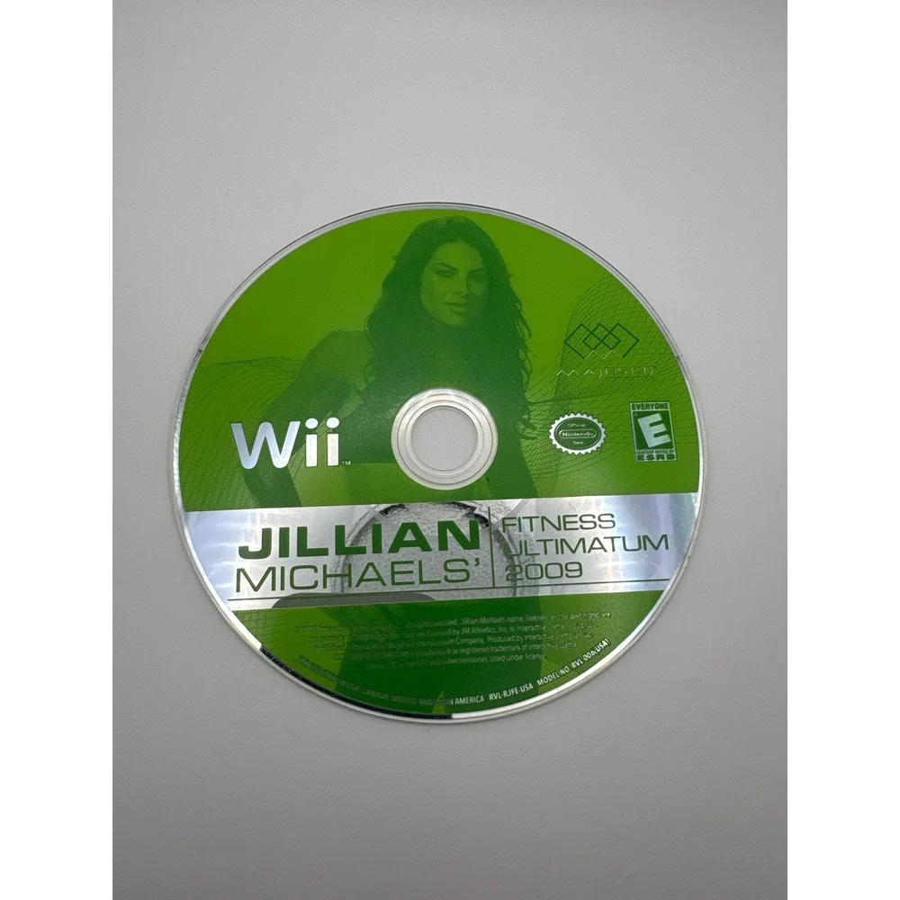 Nintendo Wii Jillian Michaels Fitness Ultimatum 2009 Game Disc RVL-006 USA
